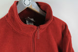 Vintage Adidas Fleece 1/4 Zip Large