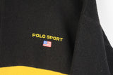 Vintage Polo Sport Bootleg Fleece Half Zip XLarge