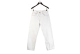 Vintage Levi's 615 Jeans W 32 L 34 white 90s denim pants retro sport heavy jeans