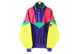 Vintage Rodeo Fleece XLarge multicolor winter ski style 90s jumper sport cozy oversize sweater