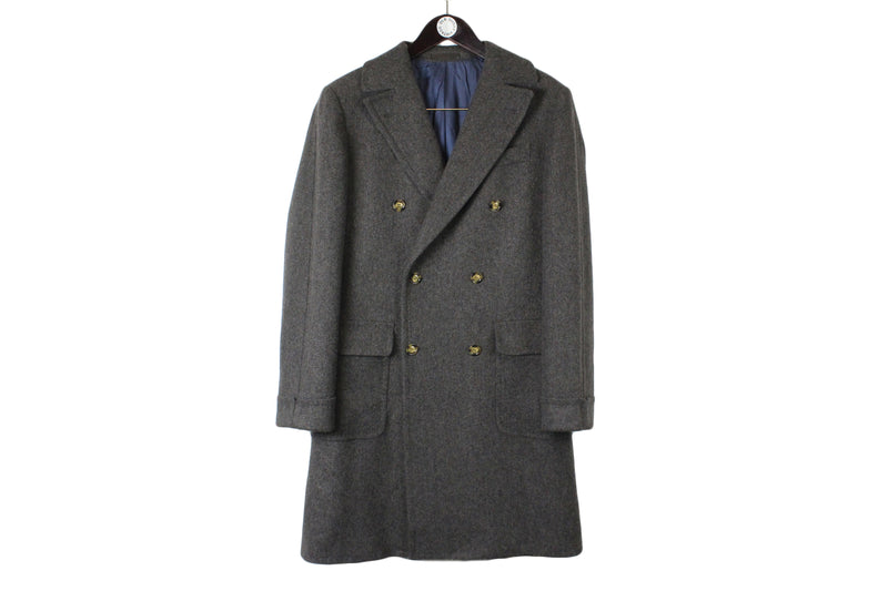 Suitsupply Wool Coat Large size men's long fit classic winter jacket warm basic luxury official brand casual style rare retro style