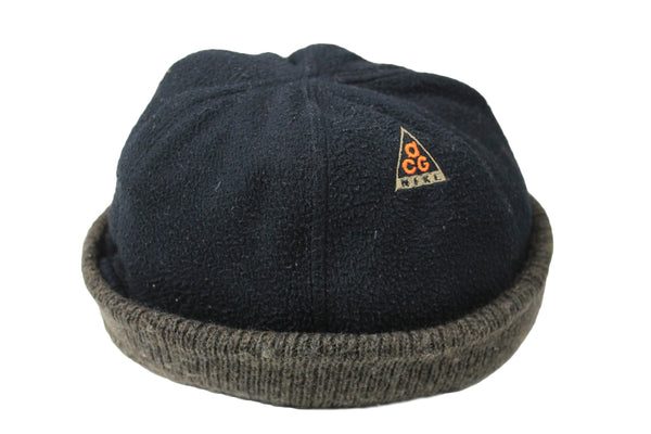 Vintage Nike ACG Docker Hat sport style winter wear fleece headwear 90's style authentic athletic brand beanie 