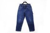Vintage Fubu Jeans W 32 L 34 blue 90s hip hop reflective oversize pants denim
