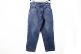 Vintage Fubu Jeans W 32 L 34 blue 90s hip hop reflective oversize pants denim The Collection