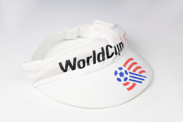 Vintage World Cup USA 1994 Visor retro style sport wear big logo American rare 90's 80's football soccer cap