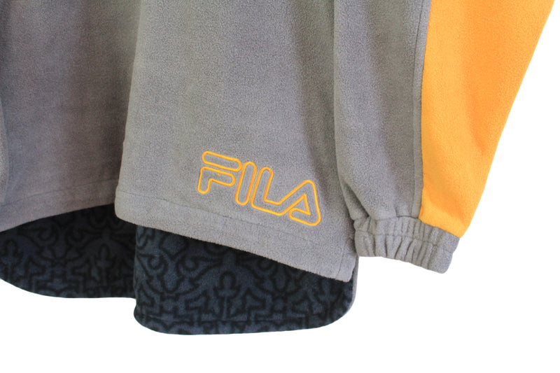 Vintage Fila Fleece 1/4 Zip XLarge