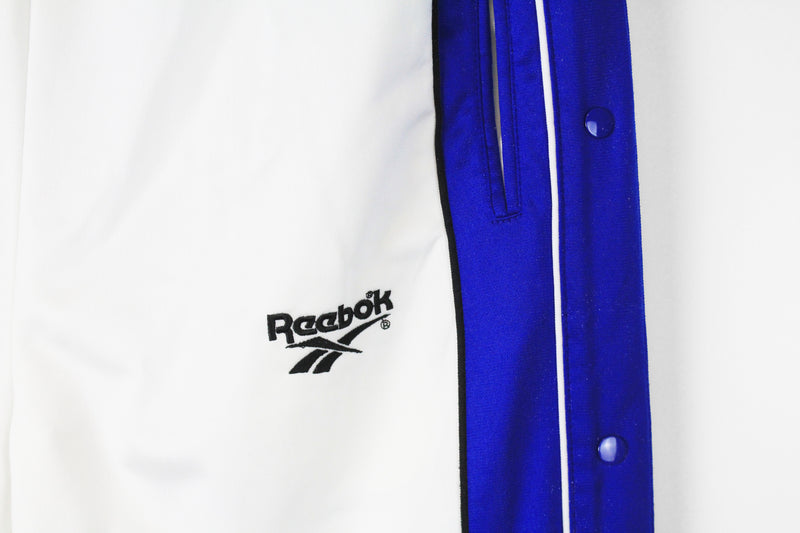 Vintage Reebok Snap Buttons Track Pants Large / XLarge