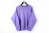 Vintage Champex Ski Sweatshirt Medium crewneck purple snowboard winter style 90's retro jumper