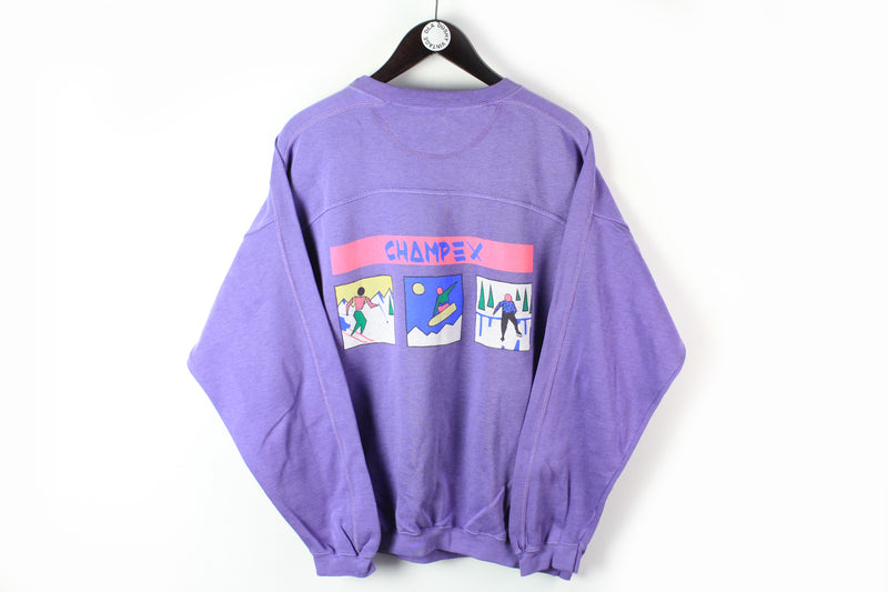 Vintage Champex Ski Sweatshirt Medium