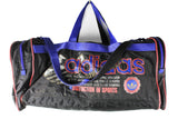 Vintage Adidas Duffel Bag retro rare authentic athletic 90's style sport big bag travel bright acid big logo