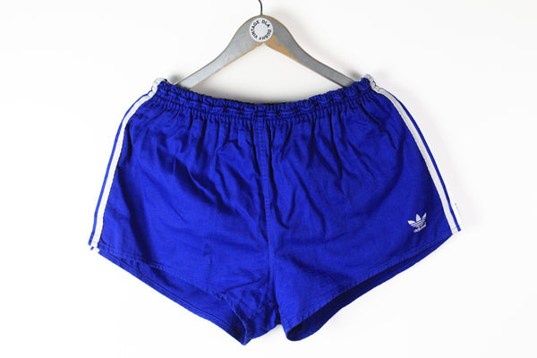 Vintage Adidas Shorts Medium / Large made in West Germany cotton retro rare 80s sport running shorts