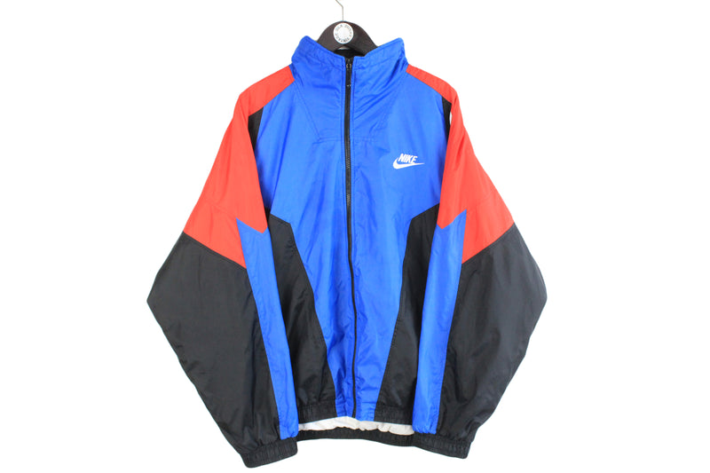 Vintage Nike Tracksuit XLarge size men's classic sport rare retro suit track jacket and pants full zip windbreaker 90's 80's training running