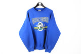 Vintage Marthas' Vineyard Massachusetts Sweatshirt XLarge blue big logo 90's retro style crewneck jumper