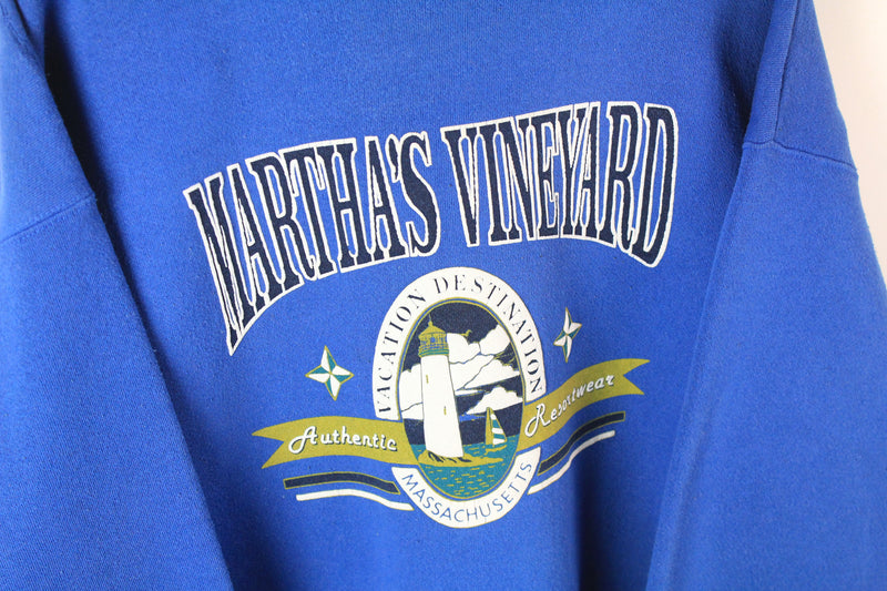 Vintage Marthas' Vineyard Massachusetts Sweatshirt XLarge