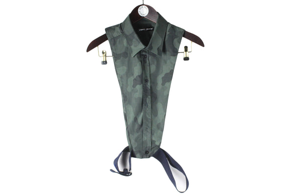 Frankie Morello Vest Women's Medium camo pattern authentic rare streetwear camouflage print