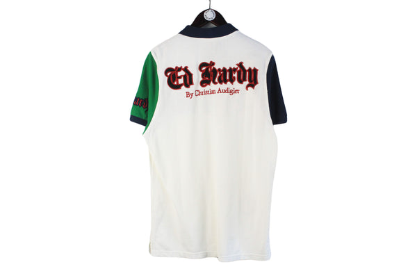 Ed Hardy Polo T-Shirt Large