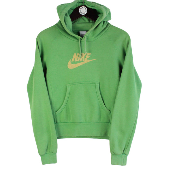 green nike vintage hoodie