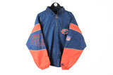 Vintage Chicago Bears Starter Jacket Large blue orange big logo NFL Football USA full zip jacket