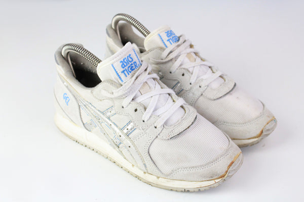 Vintage Asics Gel Tiger Sneakers Women's US 7 gray 90s Japan style athletic shoes trainers