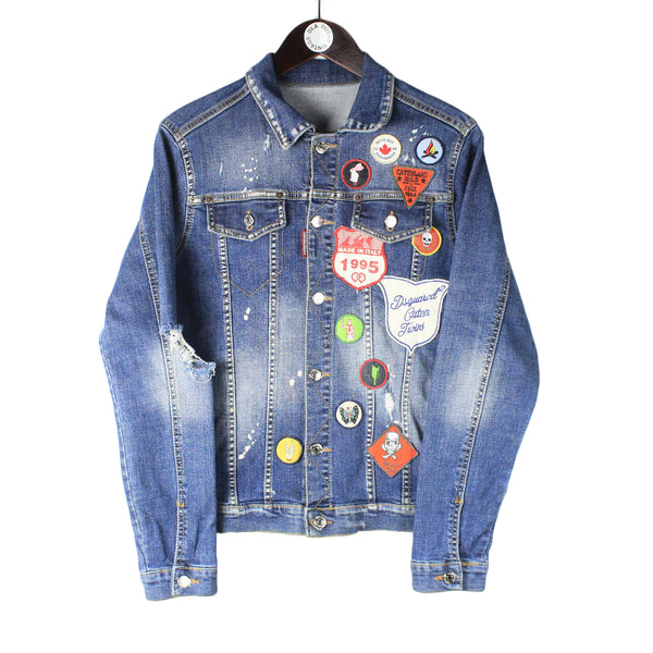 Dsquared2 Denim Jacket Small dla dushy