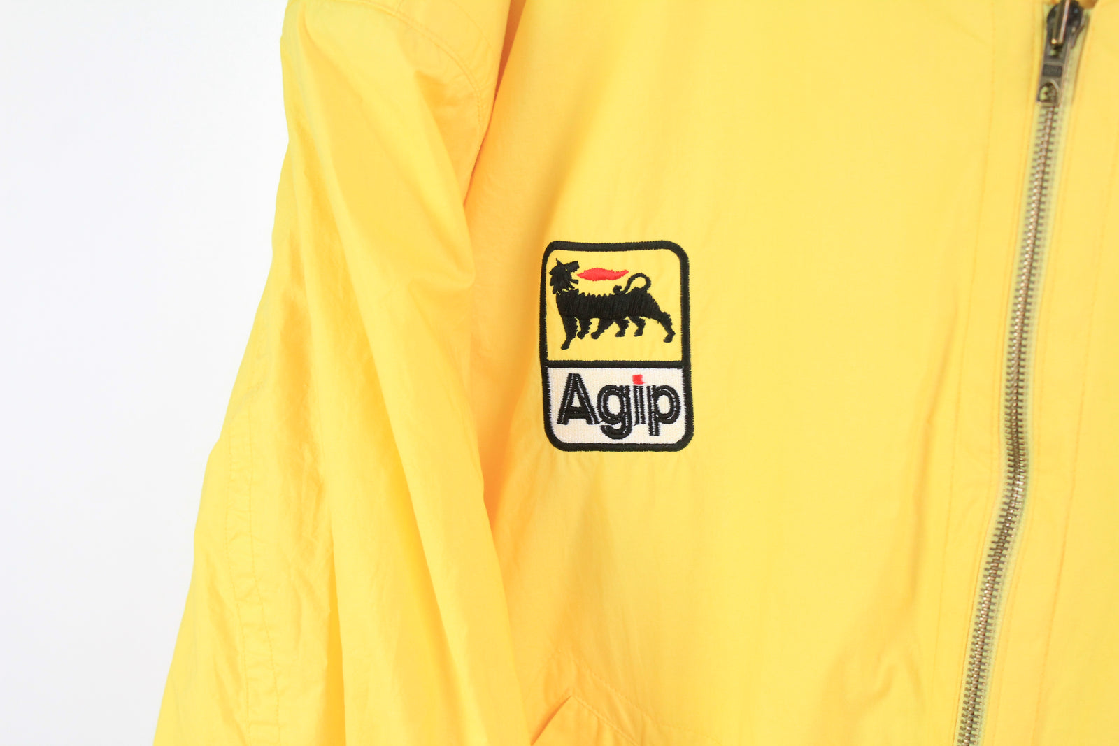 【HUGO BOSS製 】Agip Ferrari F1 スタッフジャンパー FERRARI , XL used vintage F1 team box JACKET HUGO BOSS