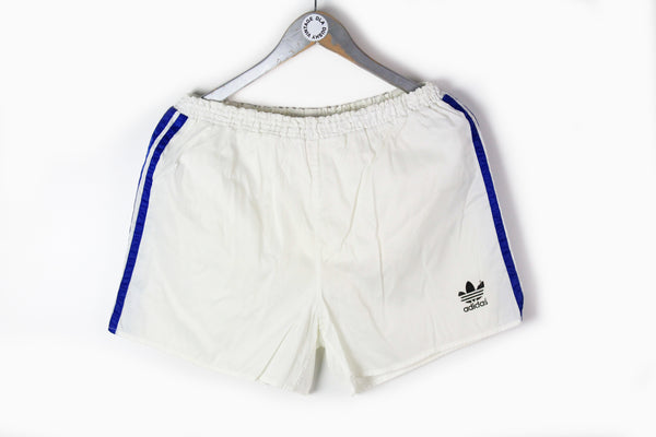 Vintage Adidas Shorts Medium white 90s sport retro style 