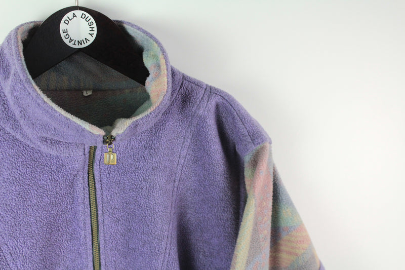 Vintage Fleece Half Zip Large