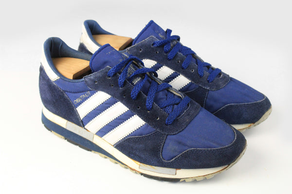 Vintage Adidas Centaur Sneakers US 7 blue classic 90s retro streetwear sport trainers Germany shoes