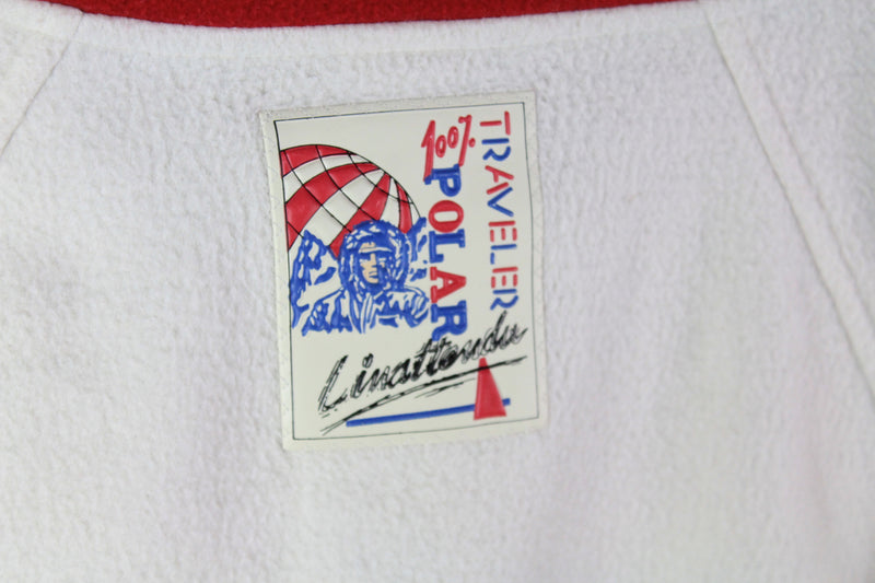 Vintage Fleece Half Zip Large