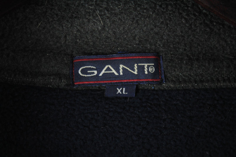 Vintage Gant Fleece 1/4 Zip XLarge