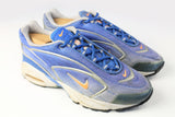 Vintage Nike Sneakers Women's US 7 blue swoosh techno rave style trainers sport shoes