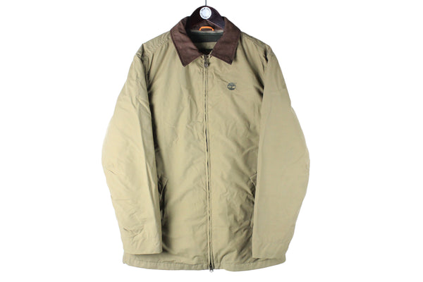 Vintage Timberland Jacket Large jacket with lining 90s retro USA classic windbreaker sport polyester