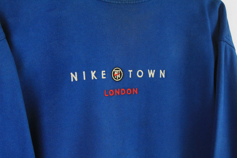 Vintage Nike Town London Sweatshirt Small Oversize