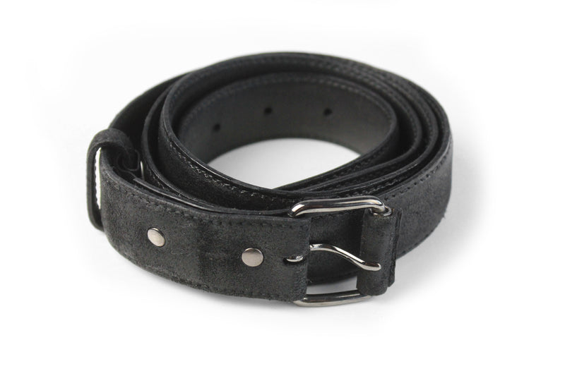 Helmut Lang Belt black leather authentic streetwear made in Italy 