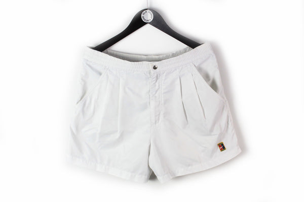 Vintage Nike Shorts Medium / Large white tennis court 90's retro style sport shorts