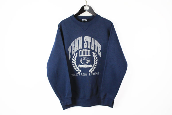 Vintage Penn State Nittany Lions Sweatshirt Large / XLarge navy blue NFL american Football university USA 
