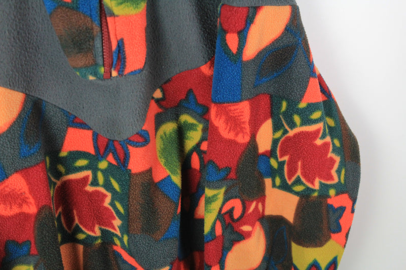 Vintage Fleece Half Zip Large