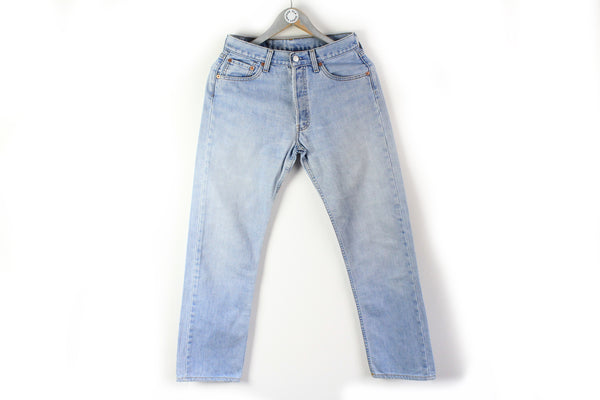 Vintage Levis 501 Jeans W 29 L 32 blue denim trousers 90s pants