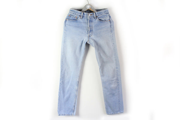 Vintage Levis 501 Jeans W 29 L 32 made in USA light blue denim pants