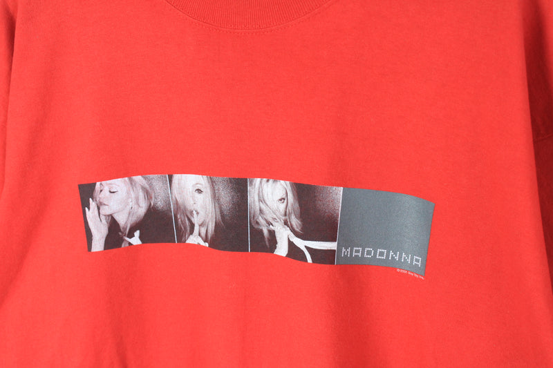 Vintage Madonna Drowned World Tour 01 T-Shirt Large / XLarge