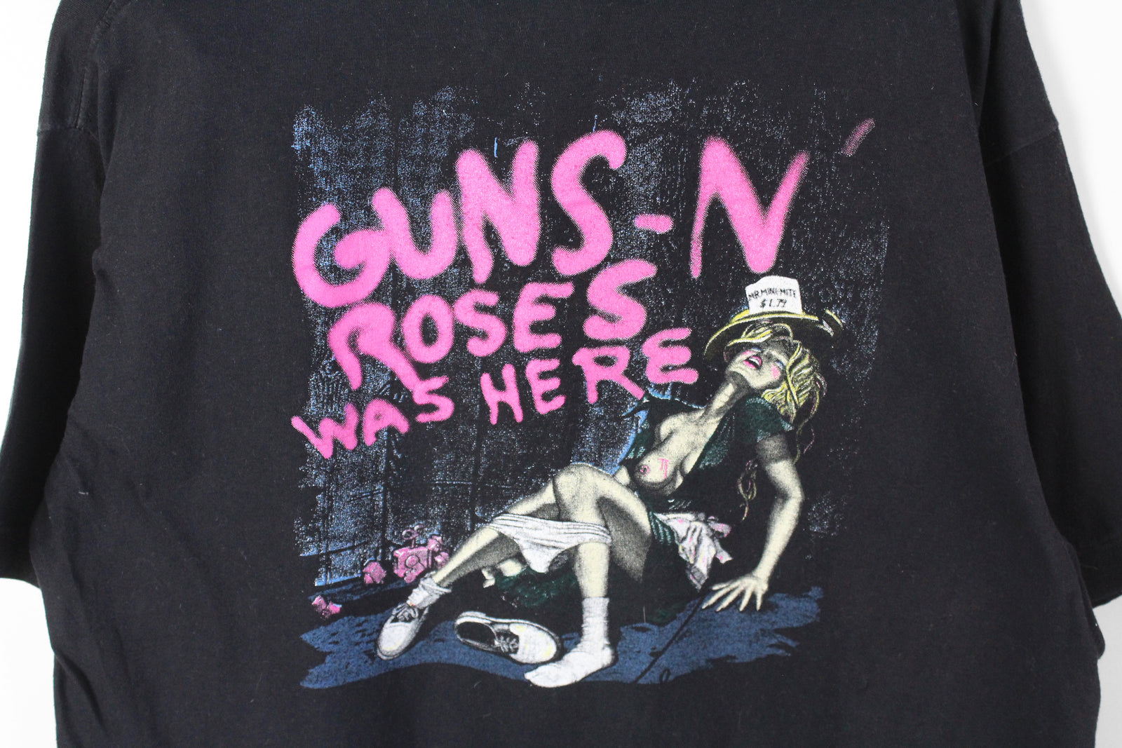 Vintage 1987 shops Guns N’ Roses Was Here Tour Band T-Shirt