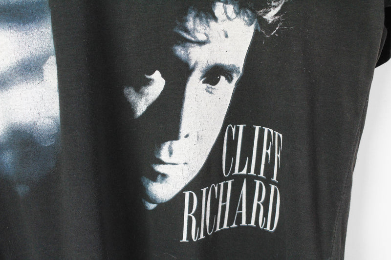 vintage 1988 Cliff Richard World Tour T-Shirt Medium