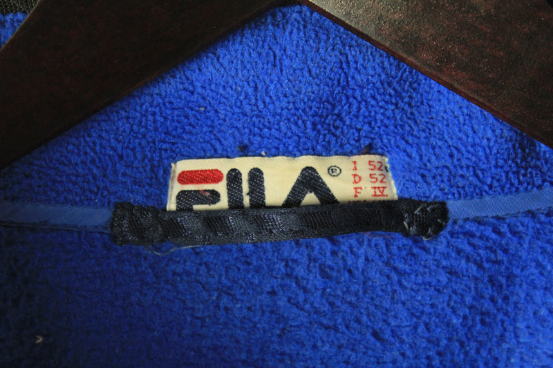 Vintage Fila Fleece Full Zip Medium