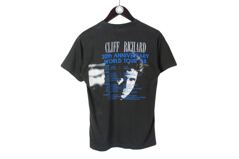 vintage 1988 Cliff Richard World Tour T-Shirt Medium
