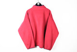 Vintage Think Pink Fleece Half Zip Large