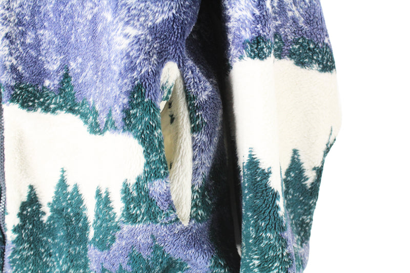 Vintage Fleece Full Zip Small