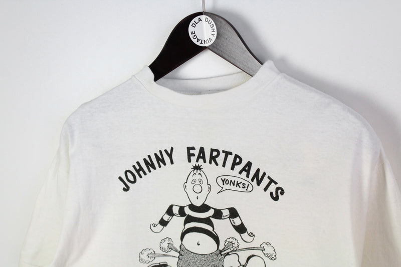 Vintage Viz Comic 1987 Johnny Fartpants T-Shirt Large