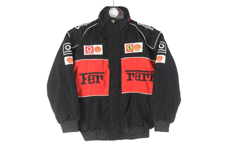 Vintage Ferrari Jacket Kids big logo Michael Schumacher retro racing Formula 1 F1 90s jacket