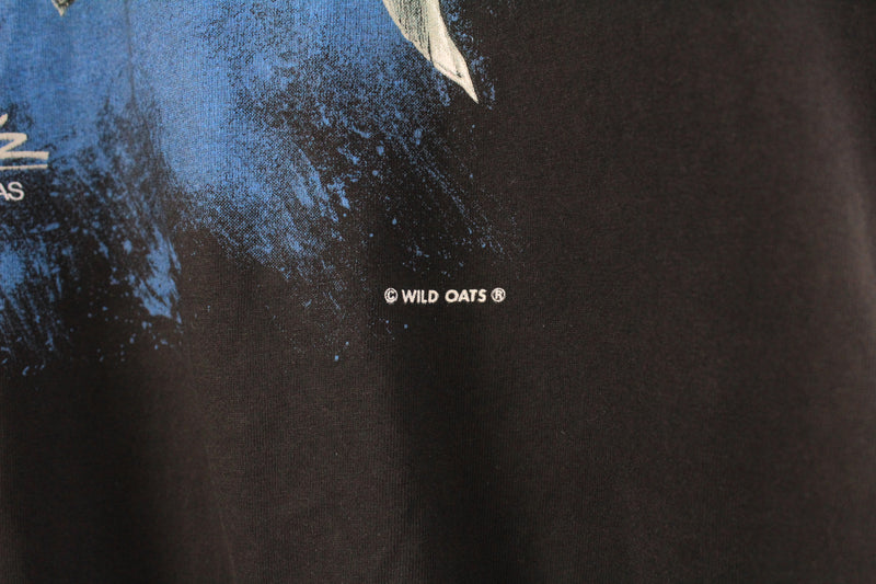 Vintage Great White Shark "Carcharodon Carcharias" Wild Oats T-Shirt XLarge
