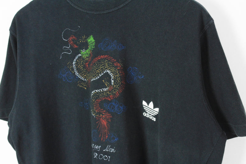 Vintage Adidas Custom Snake T-Shirt Medium